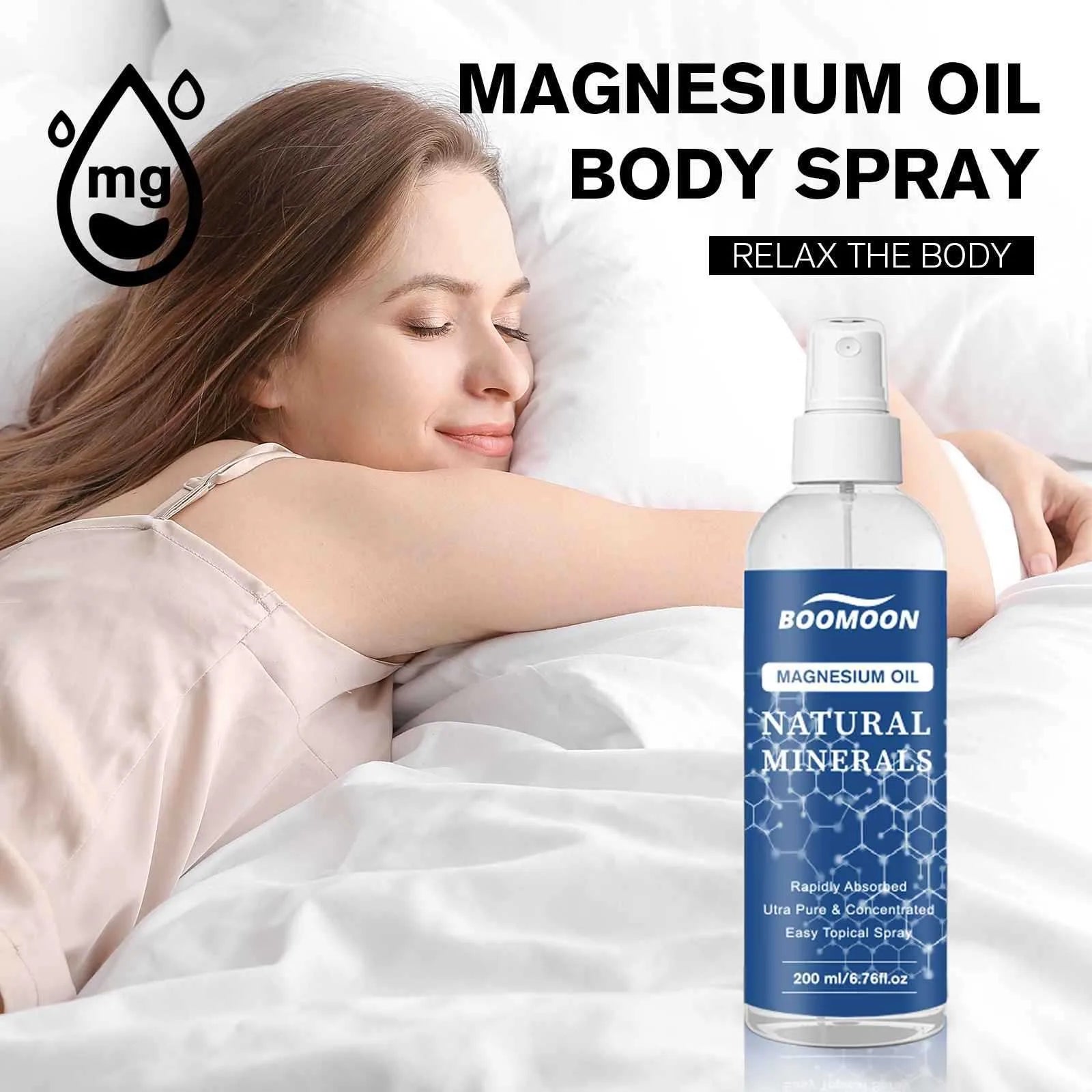 Magnesium Oil Spray Bottle With Magnesium Chloride