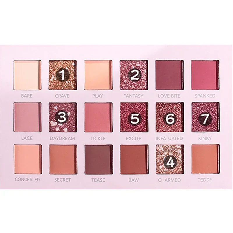 Eyeshadow Palette With Makeup Mirror