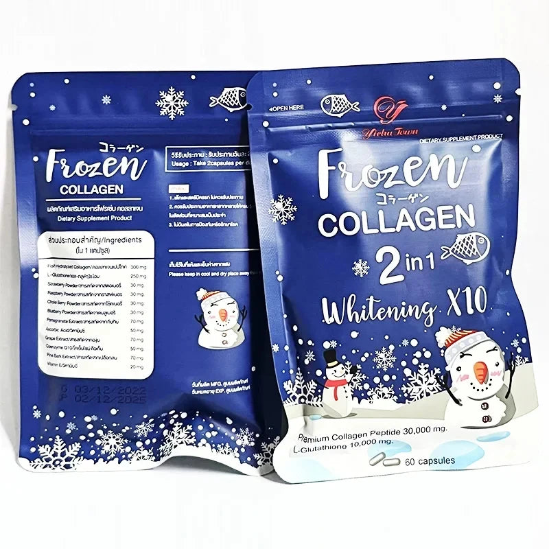 Frozen Collagen Skin Whitening 2 in 1 Supplements