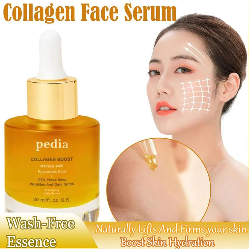 Wash-Free collagen Essence Face Serum