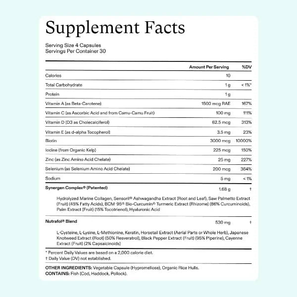 Nutrafol Women's Hair Growth Supplements