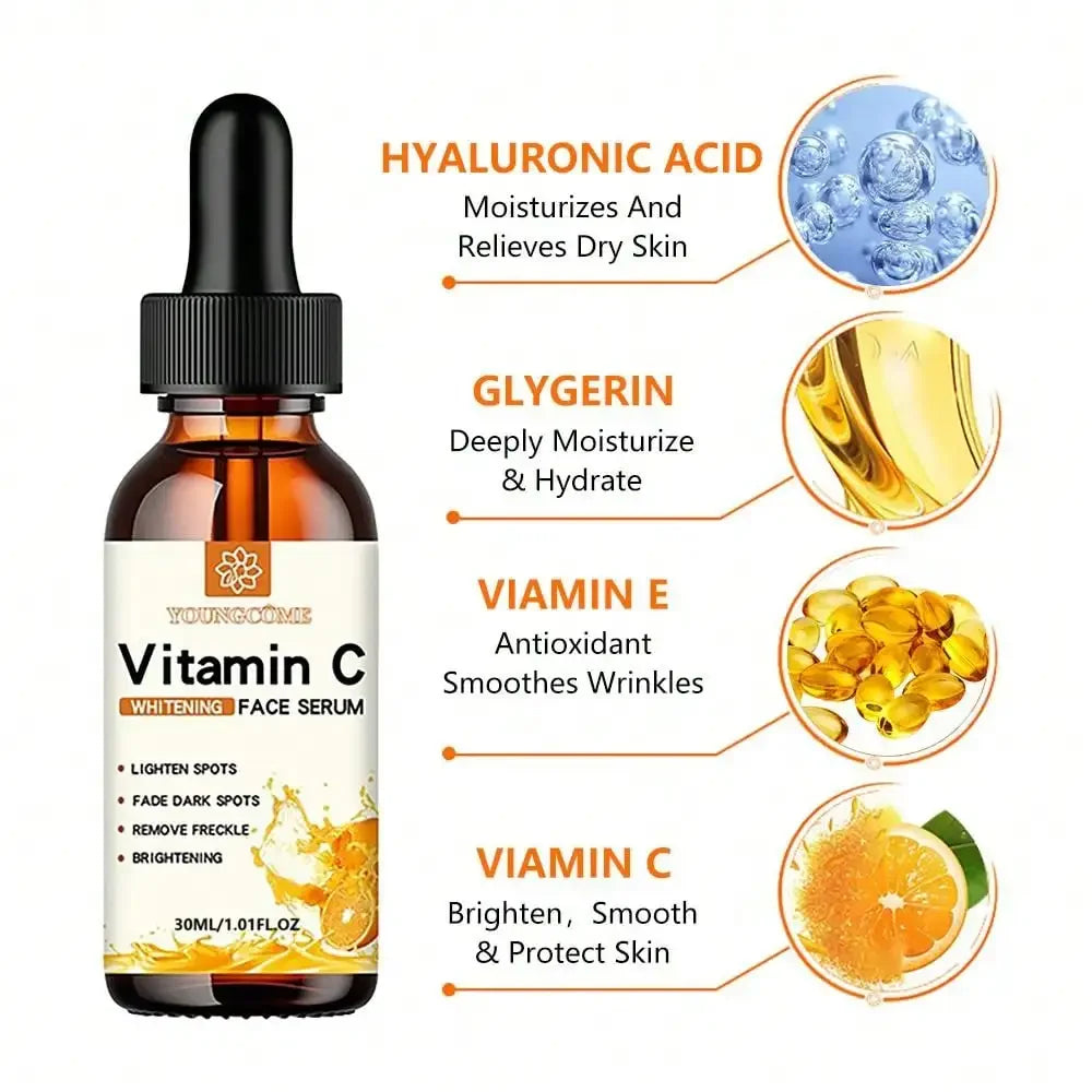 Vitamin C Facial Essence Contains Hyaluronic Acid