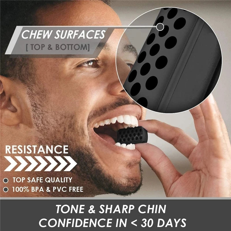 Silicone Jaw Line Exerciser, Face And Neck Muscle Trainer