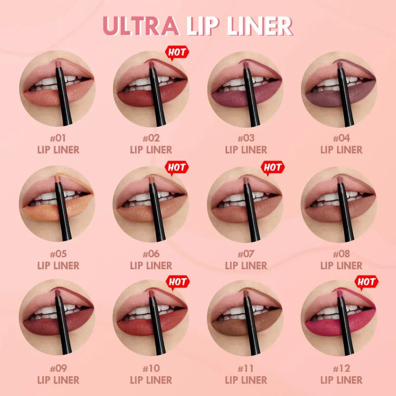 Waterproof Matte Lipliner