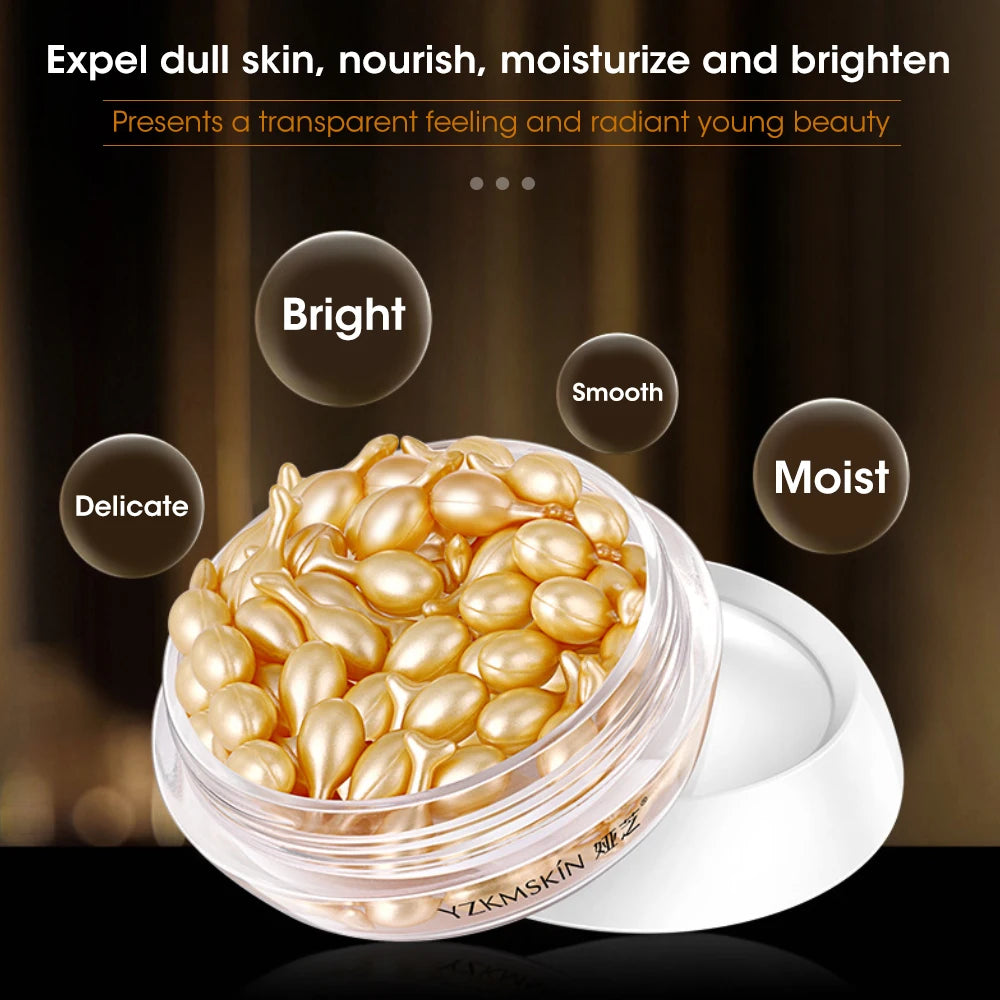 Fullerene Placenta Capsule Essence Facial Brighten Serum