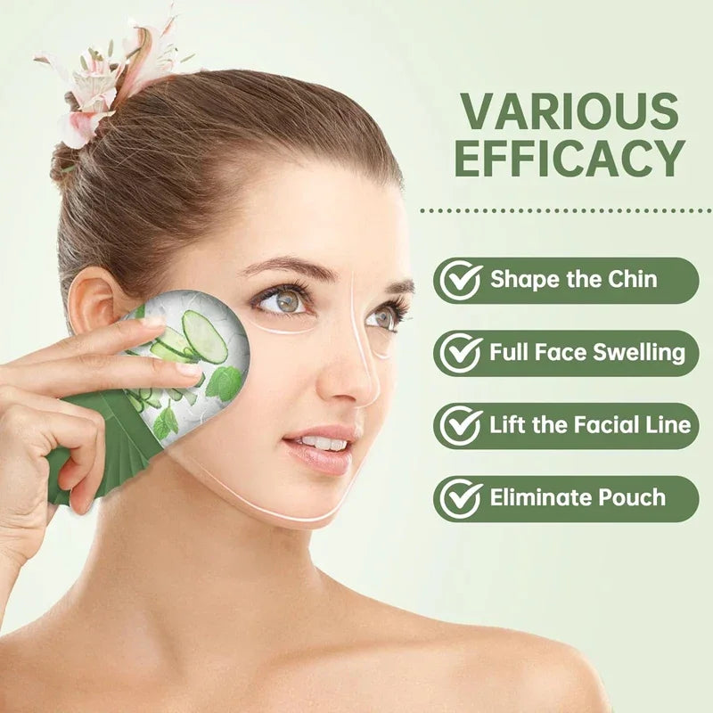 Silicone Ice Cube Face Roller Beauty Massage