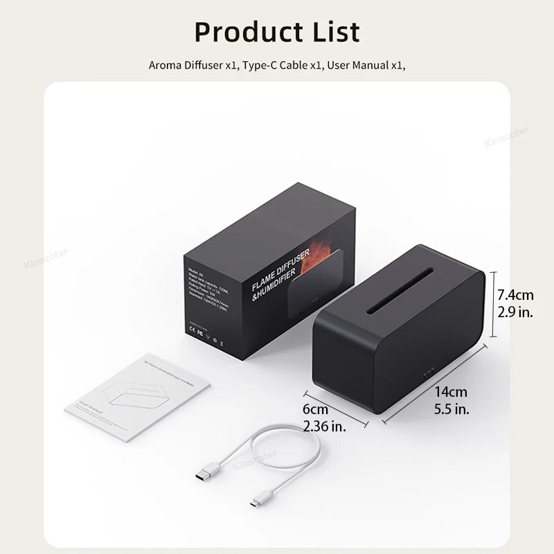 Simulation Flame Aromatherapy Machine