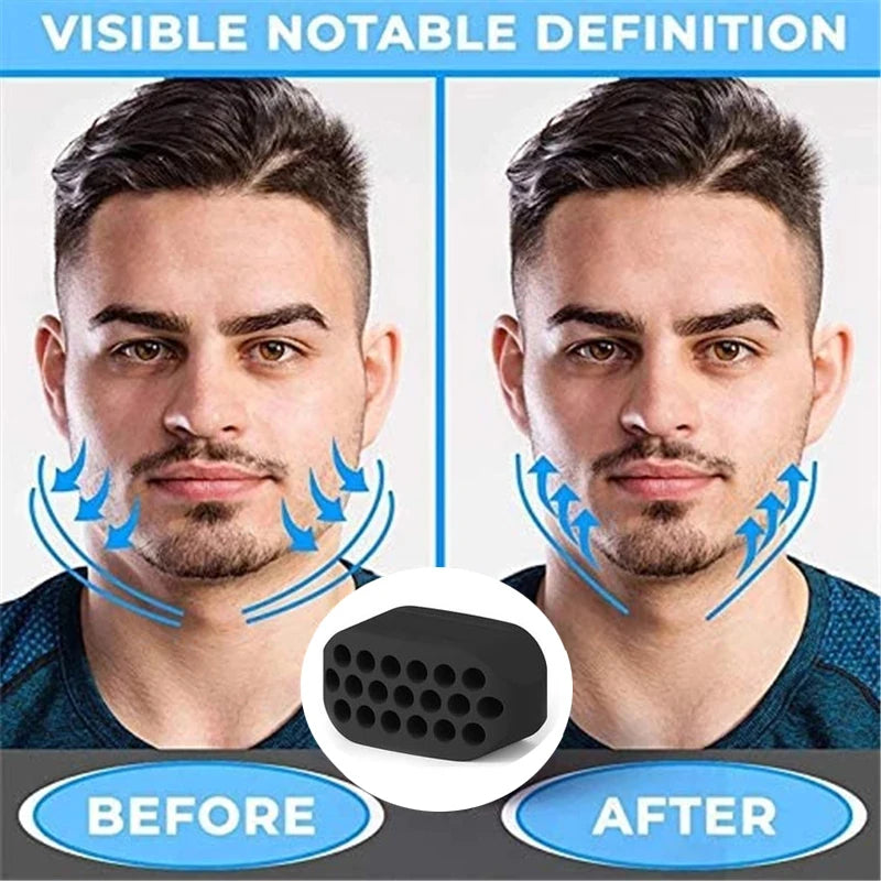 Silicone Jaw Line Exerciser, Face And Neck Muscle Trainer