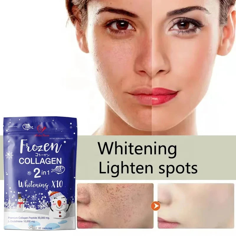 Frozen Collagen Skin Whitening 2 in 1 Supplements