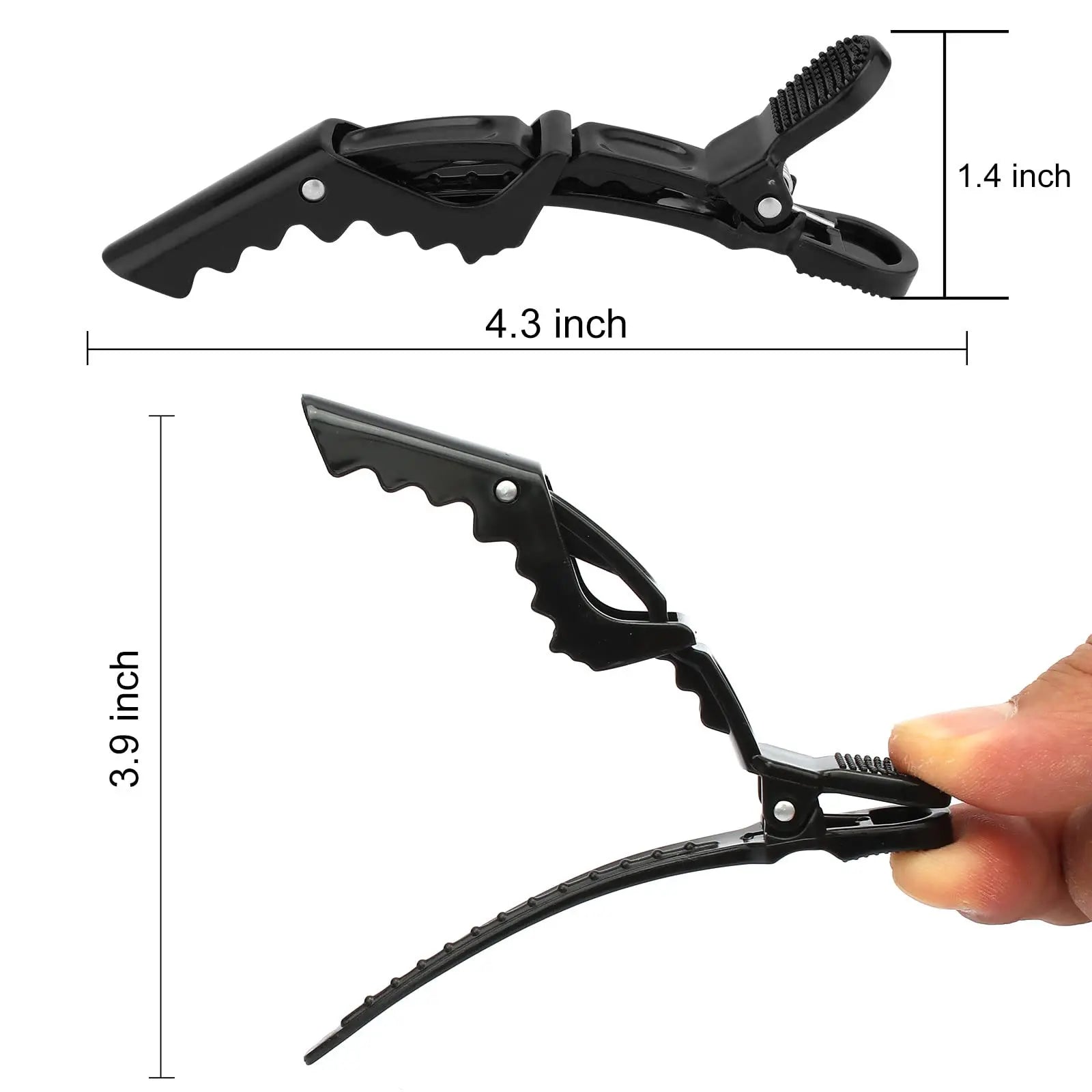 Plastic Hair Clip Hairpin Hairdressing Claw Clamps